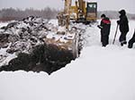Nord Stream: земляные работы зимой